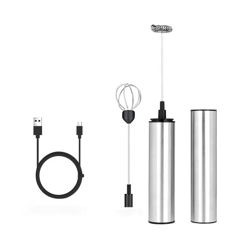 Mousseur à Lait Électrique USB – Mousse Parfaite en Quelques Secondes