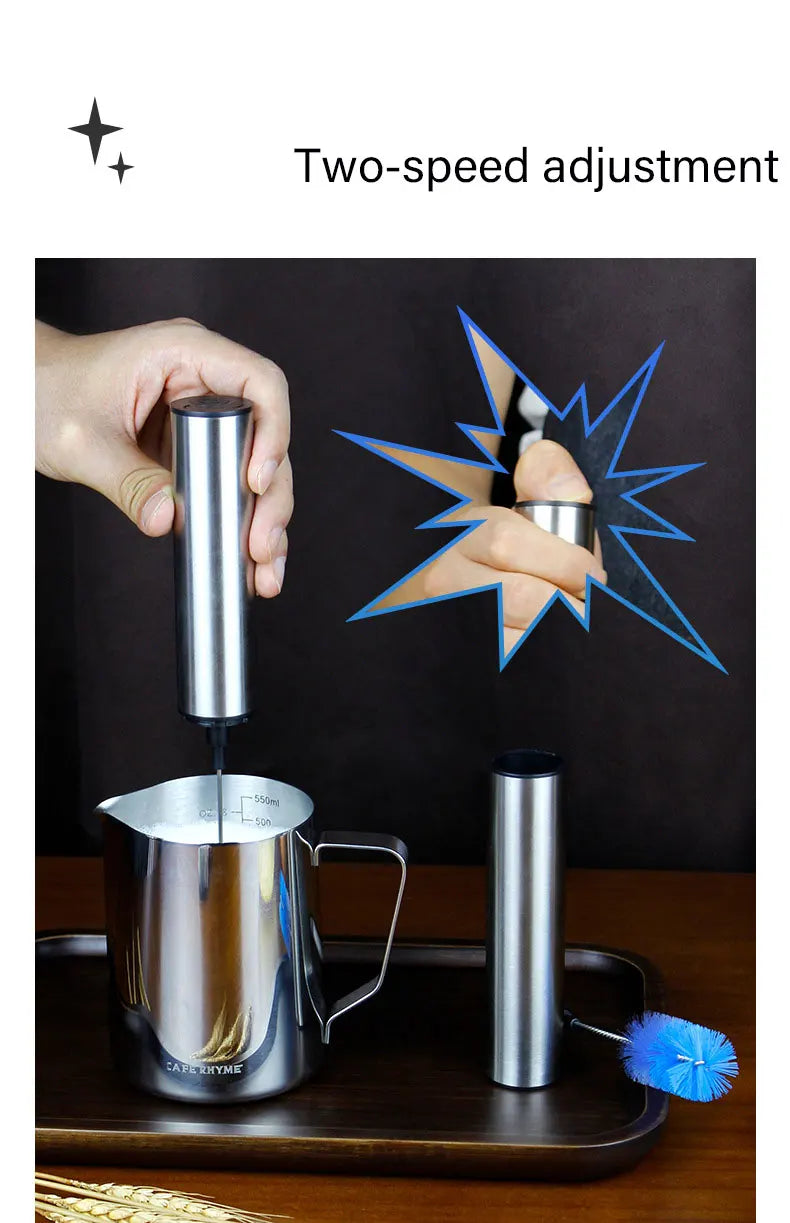 Mousseur à Lait Électrique USB – Mousse Parfaite en Quelques Secondes