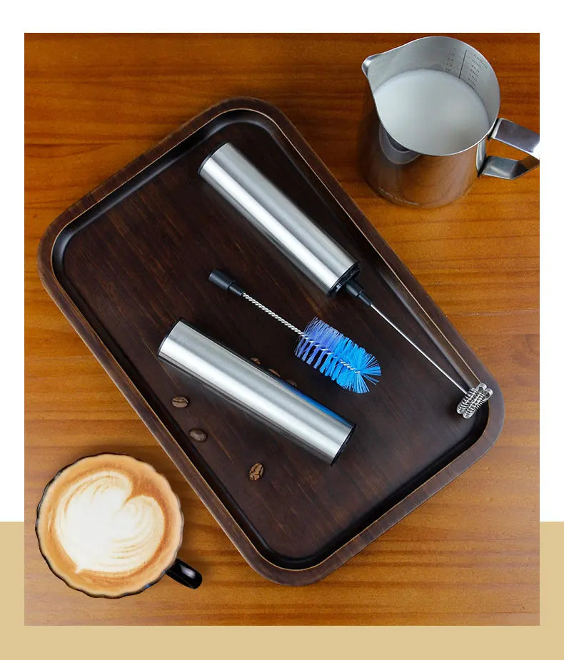 Mousseur à Lait Électrique USB – Mousse Parfaite en Quelques Secondes